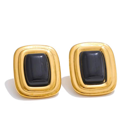 Nyx Black Onyx Earrings